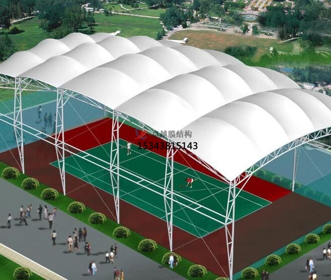 濟源網球場膜結構雨棚