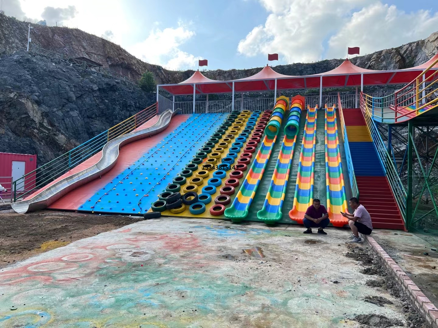 廣州戶外網紅親子樂園遮陽棚生產