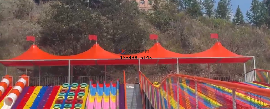 晉中兒童樂園彩虹滑道遮陽(yáng)棚生產(chǎn)