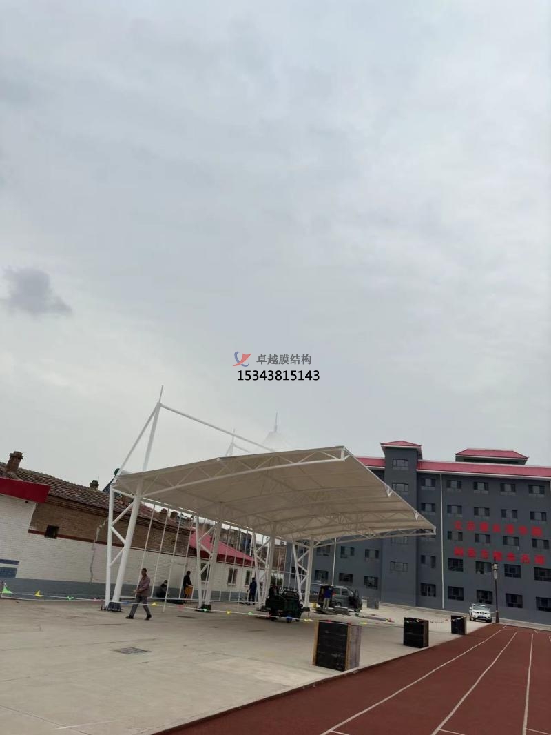 內蒙古豐鎮市豐華高中膜結構看臺罩棚