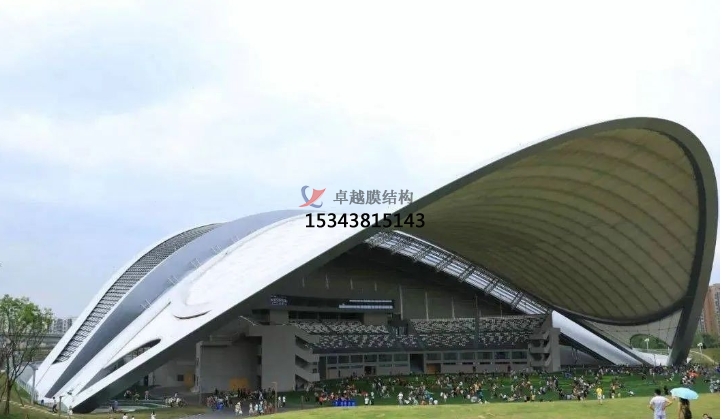 新鄉<font color='red'>膜結構公司</font>新鄉體育場看臺頂棚【專業廠家】
