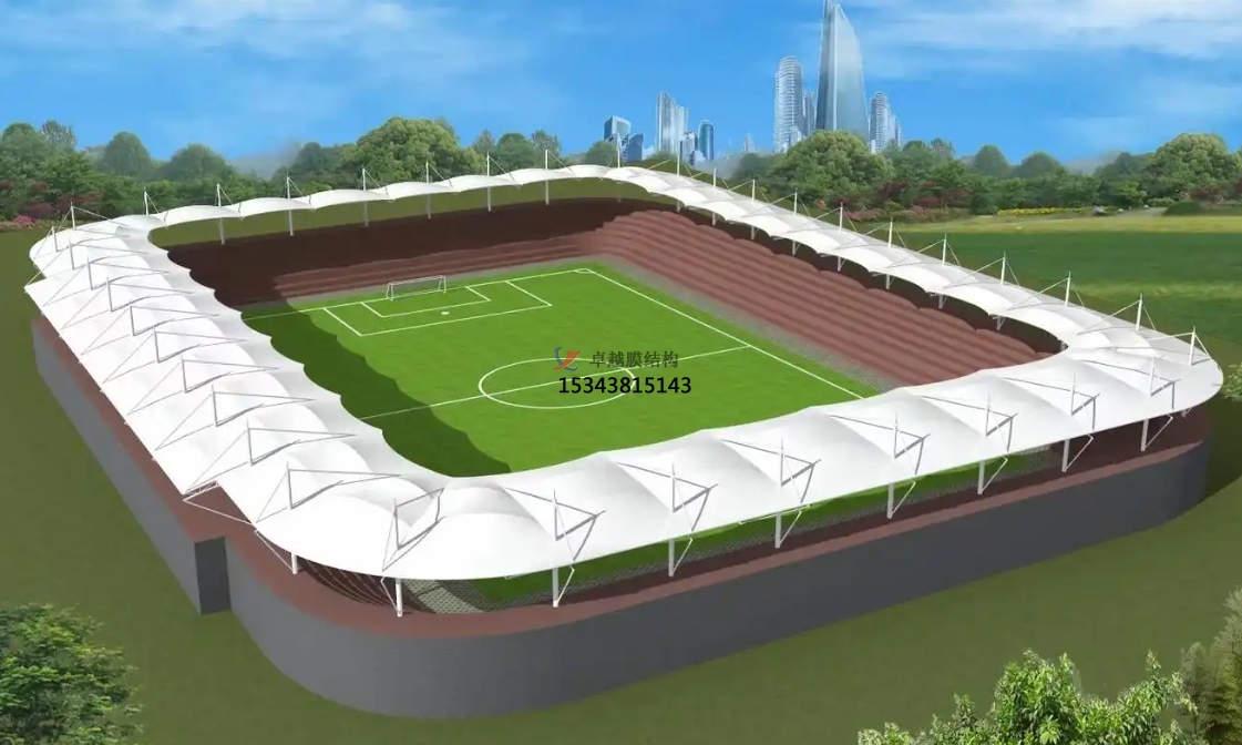 黃石足球場膜結構——黃石膜結構公司專業廠家