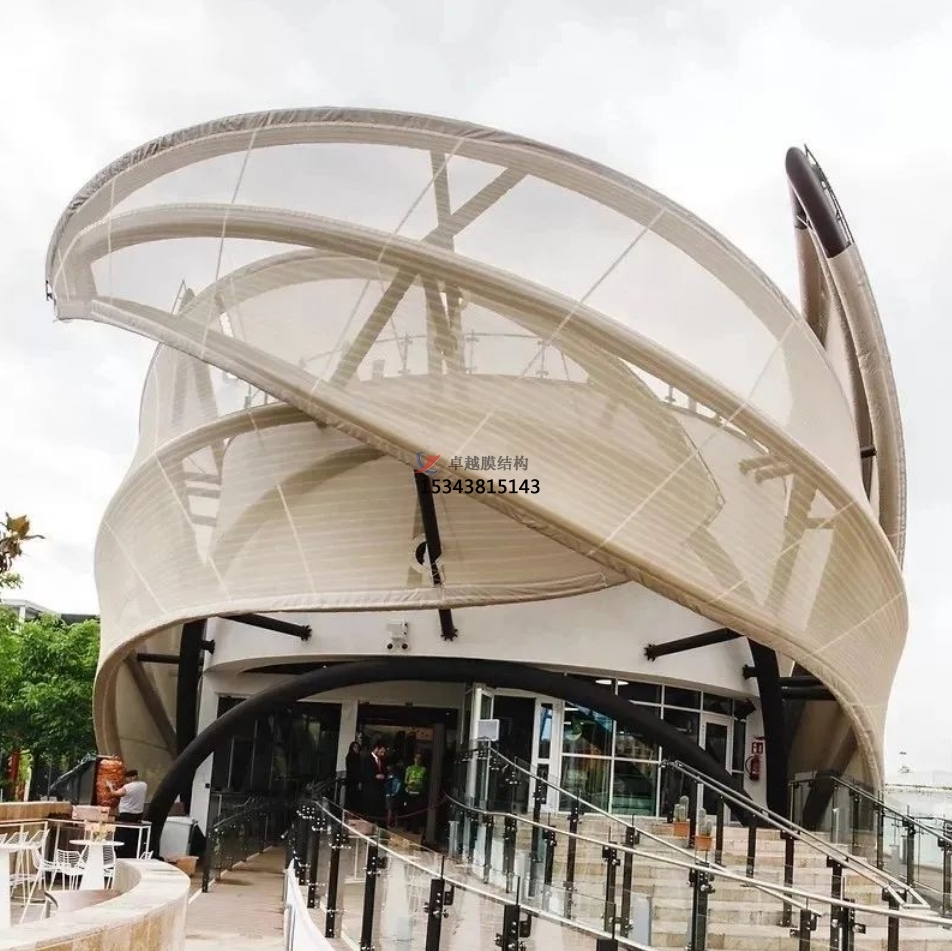 東莞建筑外立面網格膜幕墻——東莞膜結構公司專業廠家