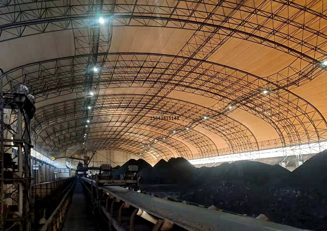 【膜結構煤棚】煤炭儲存的綠色革命