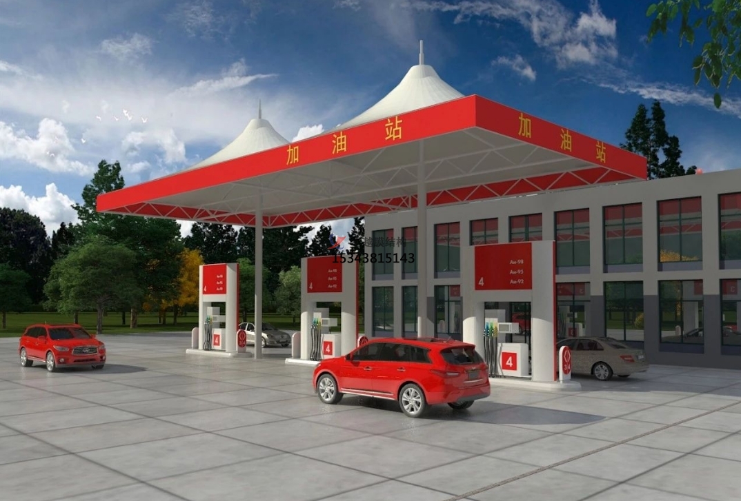 伊春<font color='red'>膜結構公司</font>【加油站膜結構頂棚】伊春膜結構廠家