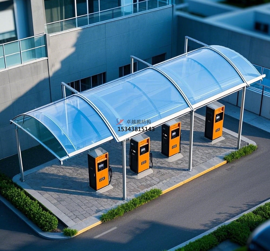 銅陵膜結構公司【充電站膜結構罩棚】銅陵膜結構廠家