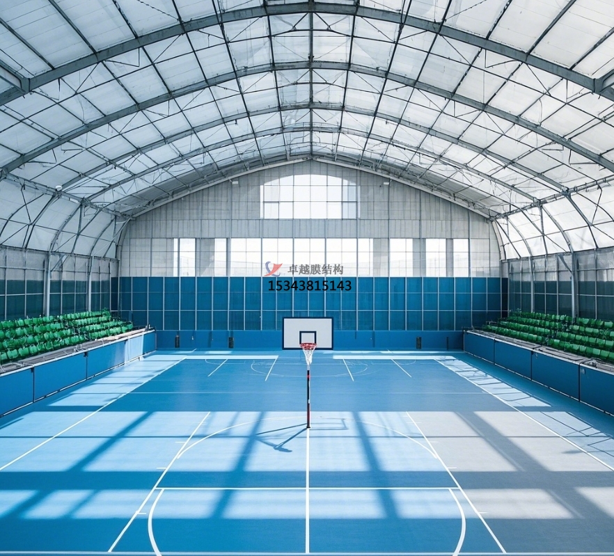 三明<font color='red'>膜結構公司</font>【籃球場膜結構頂棚】三明膜結構廠家