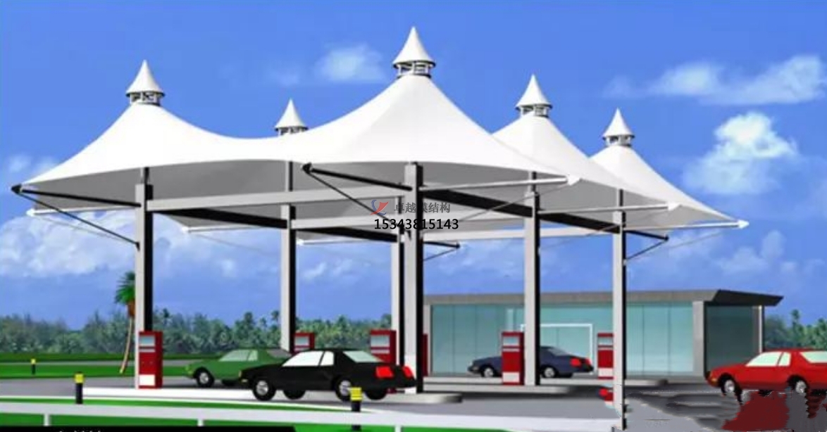 南平<font color='red'>膜結構公司</font>【加油站膜結構頂棚】南平膜結構廠家