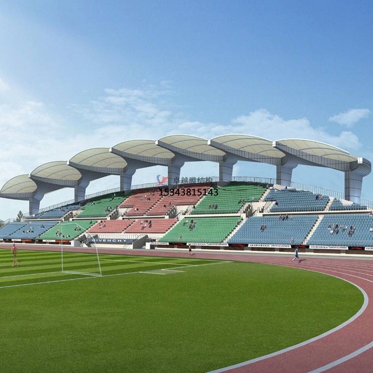 遼陽<font color='red'>膜結(jié)構(gòu)公司</font>【足球場看臺遮陽棚】遼陽膜結(jié)構(gòu)廠家