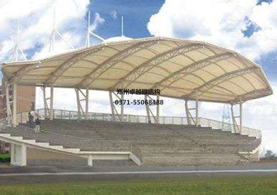 大同市張拉膜看臺【山西大同民航學校等】專業生產廠家