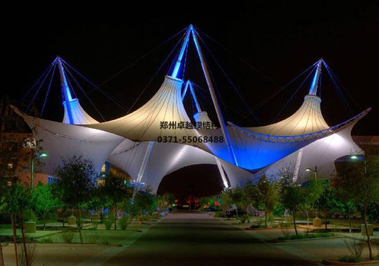 運城張拉膜籃球場遮陽棚生產廠家設計施工【運城幼兒師范高等專科學校張拉膜籃球場遮陽棚】等項目