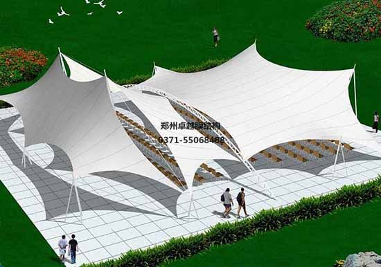 西安市張拉膜景觀設計施工案例