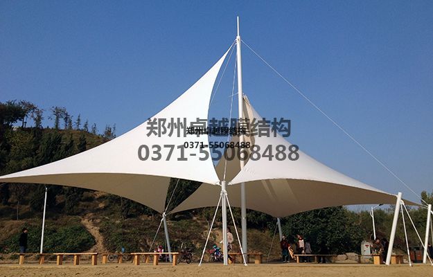 咸陽市張拉膜景觀【咸陽古渡公園等】設計施工案例